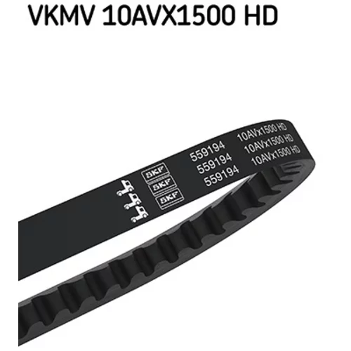 Klinový remeň SKF VKMV 10AVX1500 HD