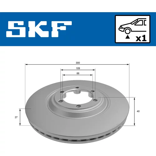 Brzdový kotúč SKF VKBD 81293 V1