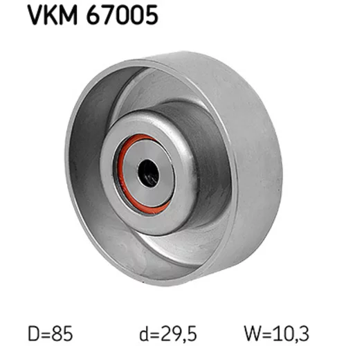 Vratná/vodiaca kladka rebrovaného klinového remeňa VKM 67005 /SKF/ - obr. 1