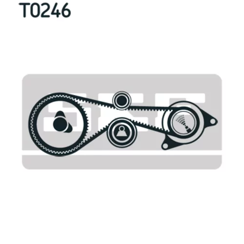 Sada ozubeného remeňa VKMA 01334 /SKF/ - obr. 1