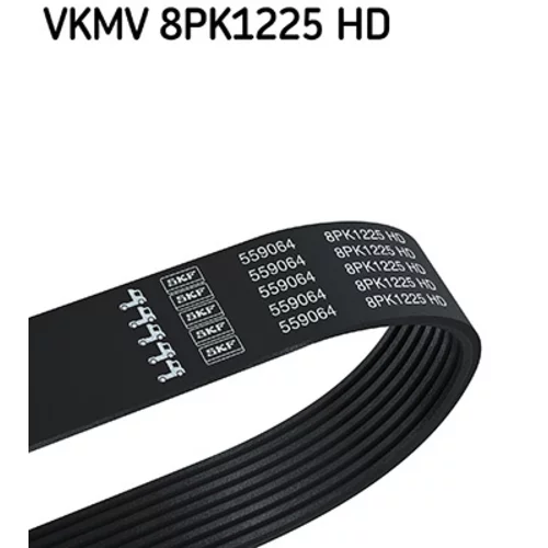 Ozubený klinový remeň SKF VKMV 8PK1225 HD