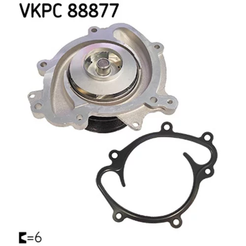 Vodné čerpadlo, chladenie motora VKPC 88877 /SKF/ - obr. 1