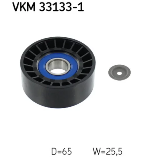 Vratná/vodiaca kladka rebrovaného klinového remeňa SKF VKM 33133-1