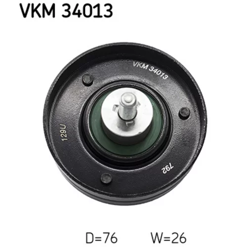 Vratná/vodiaca kladka rebrovaného klinového remeňa SKF VKM 34013