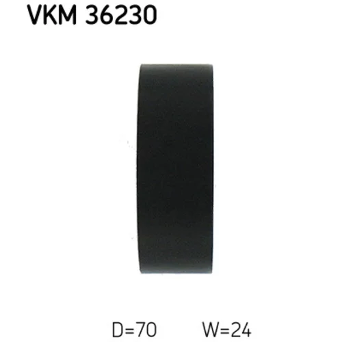 Vratná/vodiaca kladka rebrovaného klinového remeňa VKM 36230 /SKF/ - obr. 2