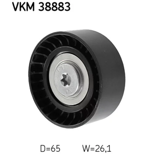 Vratná/vodiaca kladka rebrovaného klinového remeňa VKM 38883 /SKF/ - obr. 1