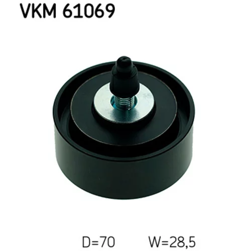 Vratná/vodiaca kladka rebrovaného klinového remeňa VKM 61069 /SKF/ - obr. 1