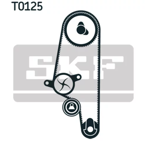 Sada ozubeného remeňa VKMA 01107 /SKF/ - obr. 1
