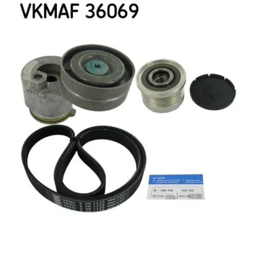 Ozubený klinový remeň - Sada SKF VKMAF 36069