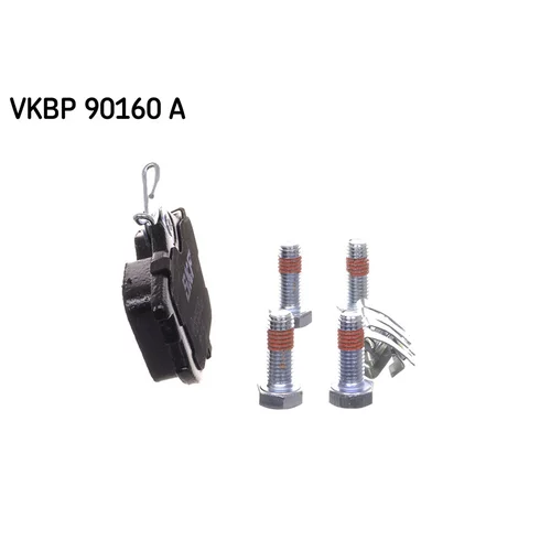 Sada brzdových platničiek kotúčovej brzdy VKBP 90160 A /SKF/ - obr. 3