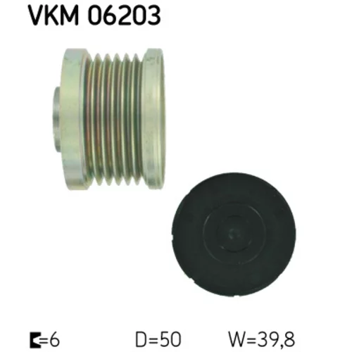 Voľnobežka alternátora VKM 06203 /SKF/ - obr. 2