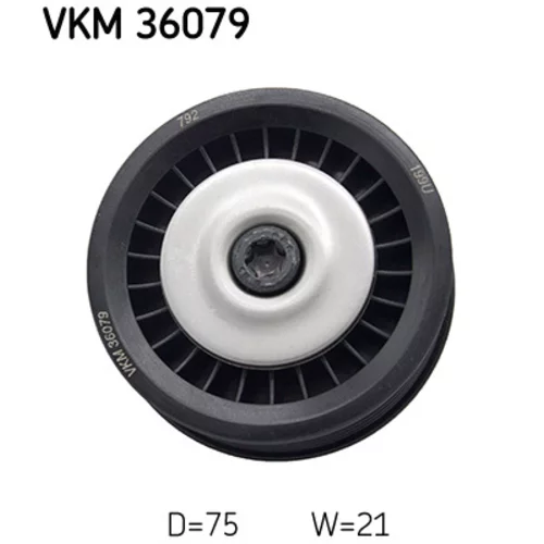 Vratná/vodiaca kladka rebrovaného klinového remeňa VKM 36079 /SKF/ - obr. 4