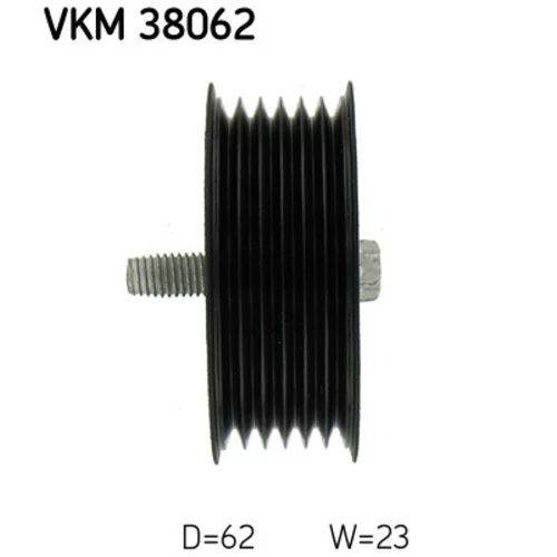 Vratná/vodiaca kladka rebrovaného klinového remeňa VKM 38062 /SKF/ - obr. 1
