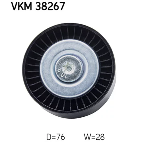 Vratná/vodiaca kladka rebrovaného klinového remeňa VKM 38267 /SKF/ - obr. 1