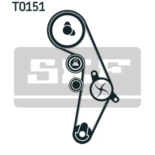 Sada ozubeného remeňa VKMA 01018 /SKF/ - obr. 1