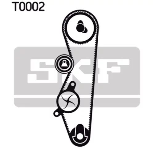 Sada ozubeného remeňa VKMA 08201 /SKF/ - obr. 1