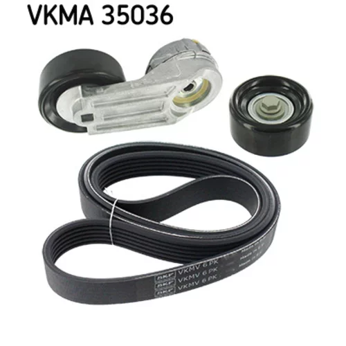 Ozubený klinový remeň - Sada SKF VKMA 35036