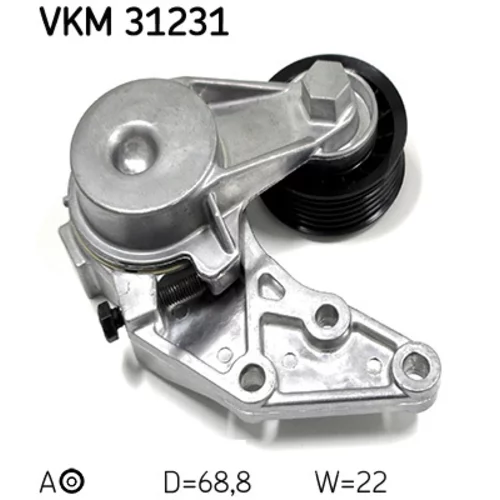 Napinák rebrovaného klinového remeňa VKM 31231 /SKF/ - obr. 1
