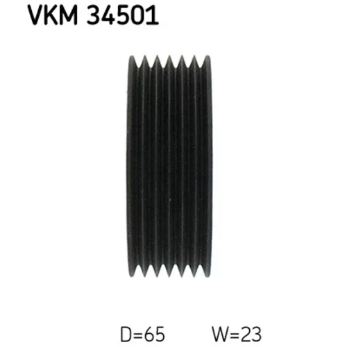 Vratná/vodiaca kladka rebrovaného klinového remeňa VKM 34501 /SKF/ - obr. 2