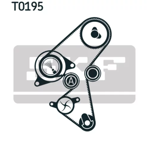 Sada ozubeného remeňa VKMA 03259 /SKF/ - obr. 1