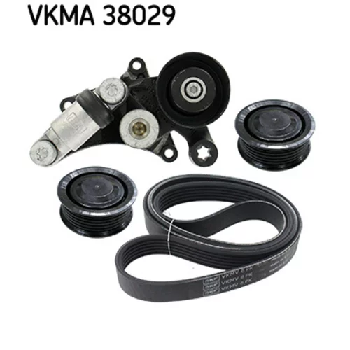 Ozubený klinový remeň - Sada SKF VKMA 38029