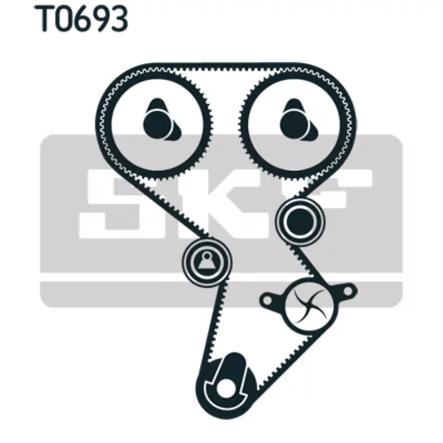 Sada ozubeného remeňa VKMA 95624 /SKF/ - obr. 1
