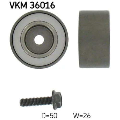 Vratná/vodiaca kladka rebrovaného klinového remeňa VKM 36016 /SKF/