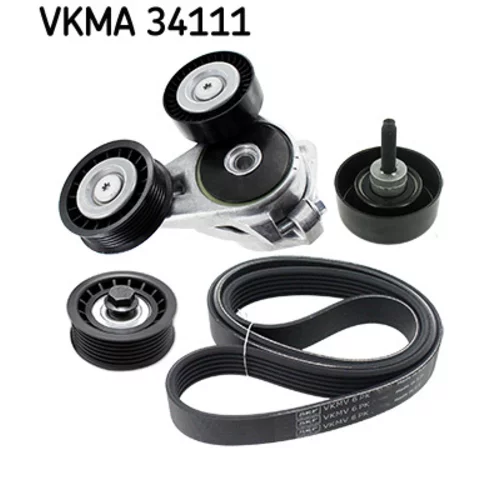 Ozubený klinový remeň - Sada SKF VKMA 34111