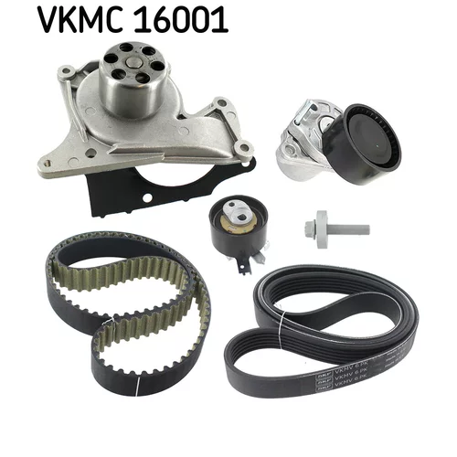 Vodné čerpadlo + sada ozubeného remeňa SKF VKMC 16001