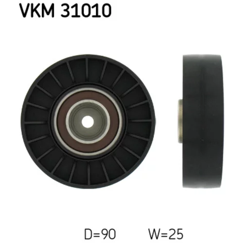 Vratná/vodiaca kladka rebrovaného klinového remeňa SKF VKM 31010
