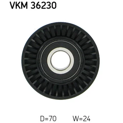 Vratná/vodiaca kladka rebrovaného klinového remeňa VKM 36230 /SKF/ - obr. 1