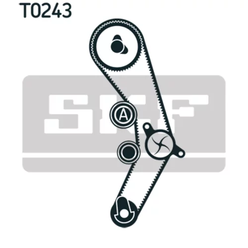 Sada ozubeného remeňa VKMA 01136 /SKF/ - obr. 1