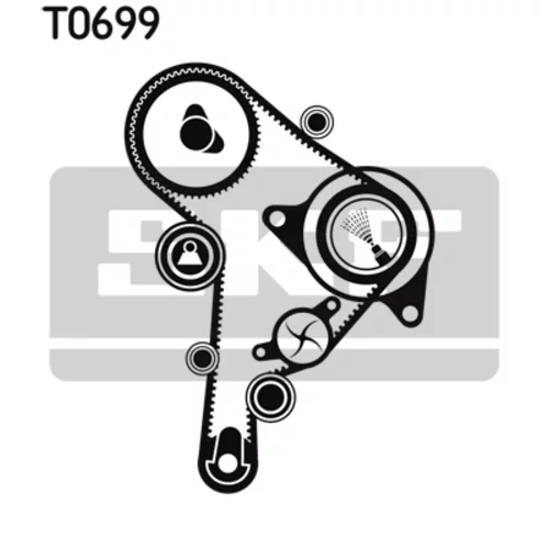 Sada ozubeného remeňa VKMA 01251 /SKF/ - obr. 1