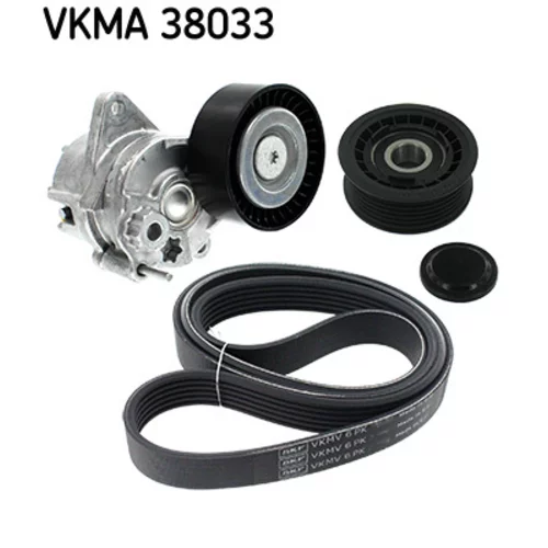 Ozubený klinový remeň - Sada SKF VKMA 38033