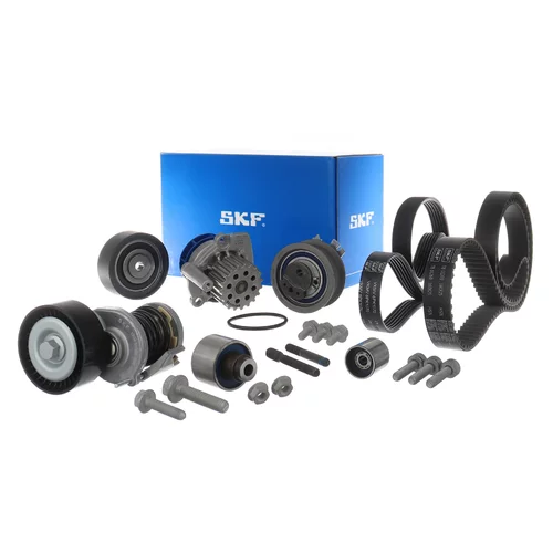Vodné čerpadlo + sada remeňov/klinových remeňov VKMC 11001 /SKF/ - obr. 1