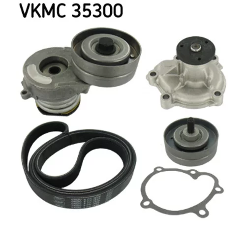 Vodné čerpadlo + sada klinového remeňa SKF VKMC 35300