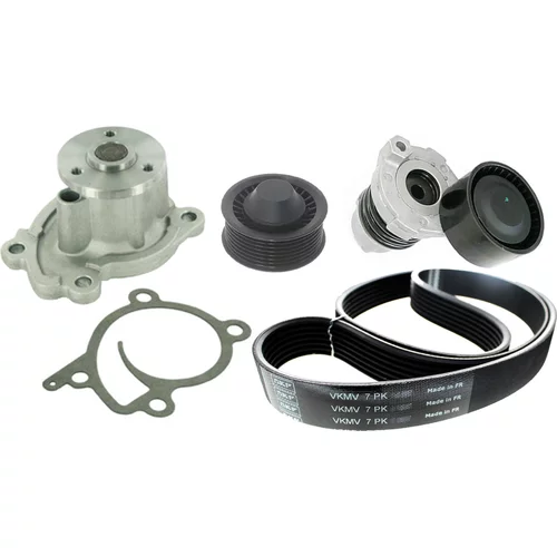 Vodné čerpadlo + sada klinového remeňa SKF VKMC 62182