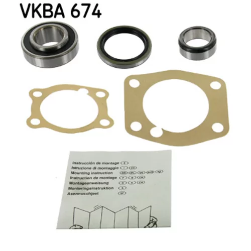 Ložisko kolesa - opravná sada SKF VKBA 674