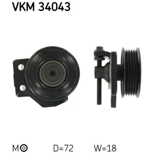 Napinák rebrovaného klinového remeňa VKM 34043 /SKF/