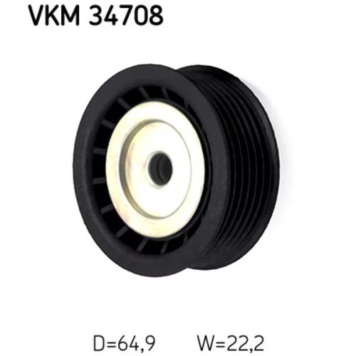 Vratná/vodiaca kladka rebrovaného klinového remeňa VKM 34708 /SKF/ - obr. 4