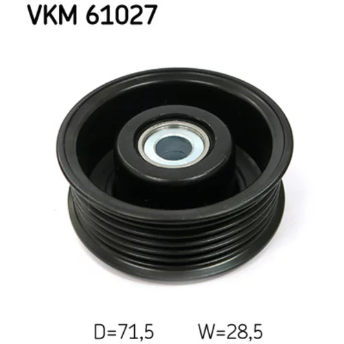 Vratná/vodiaca kladka rebrovaného klinového remeňa VKM 61027 /SKF/ - obr. 1