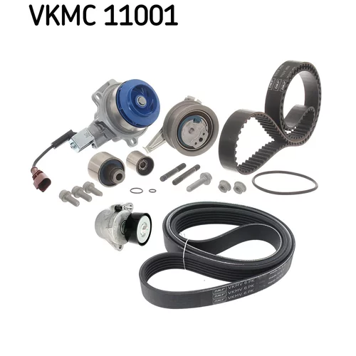 Vodné čerpadlo + sada remeňov/klinových remeňov SKF VKMC 11001