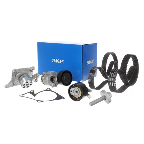 Vodné čerpadlo + sada remeňov/klinových remeňov VKMC 16002 /SKF/ - obr. 1
