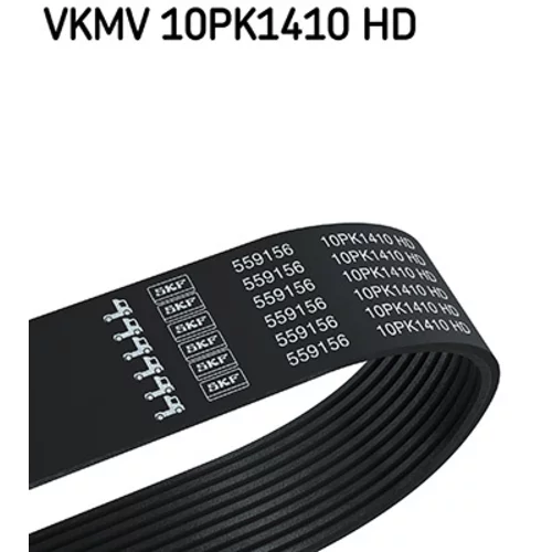 Ozubený klinový remeň SKF VKMV 10PK1410 HD
