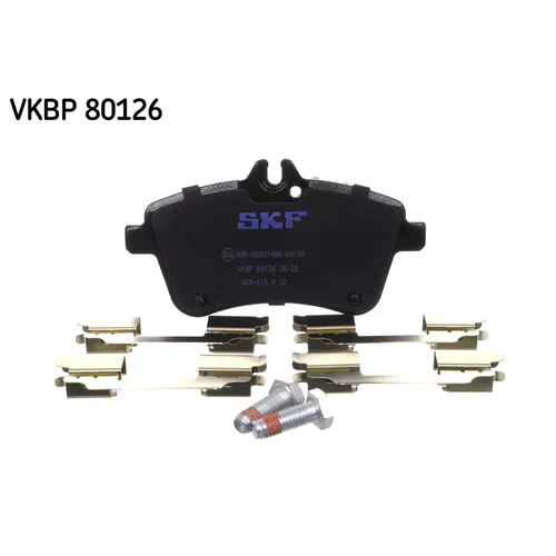 Sada brzdových platničiek kotúčovej brzdy VKBP 80126 /SKF/ - obr. 1
