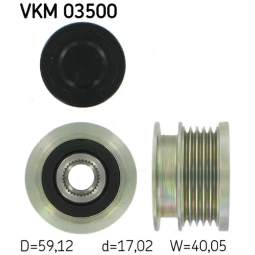 Voľnobežka alternátora SKF VKM 03500