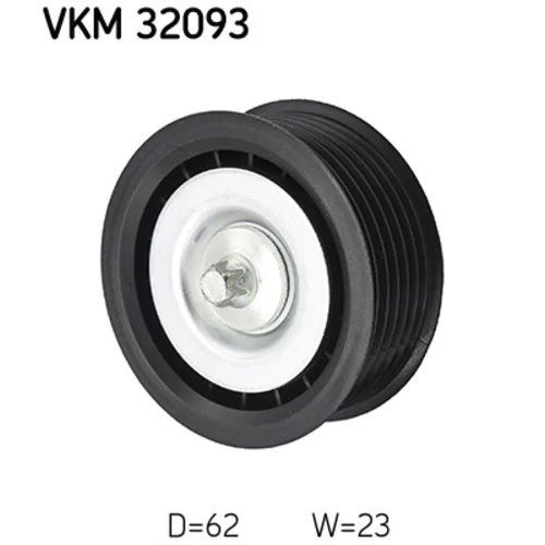 Vratná/vodiaca kladka rebrovaného klinového remeňa VKM 32093 /SKF/ - obr. 4