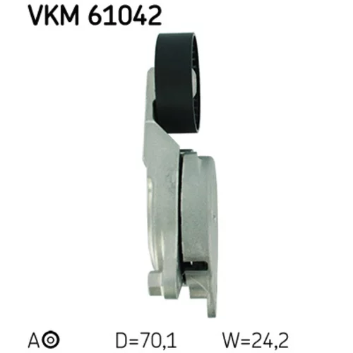 Napinák rebrovaného klinového remeňa VKM 61042 /SKF/ - obr. 2