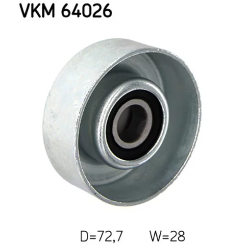 Vratná/vodiaca kladka rebrovaného klinového remeňa VKM 64026 /SKF/ - obr. 4