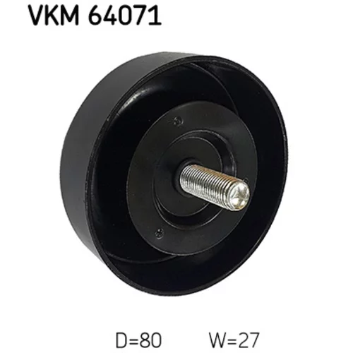 Vratná/vodiaca kladka rebrovaného klinového remeňa VKM 64071 /SKF/ - obr. 1